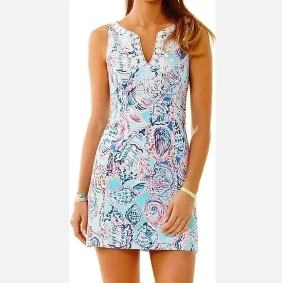 Lilly Pulitzer Gabby Shell Me About It Shift Dress - Picture 1 of 13